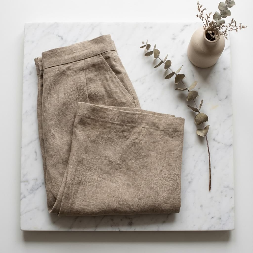 Natural Linen Trousers