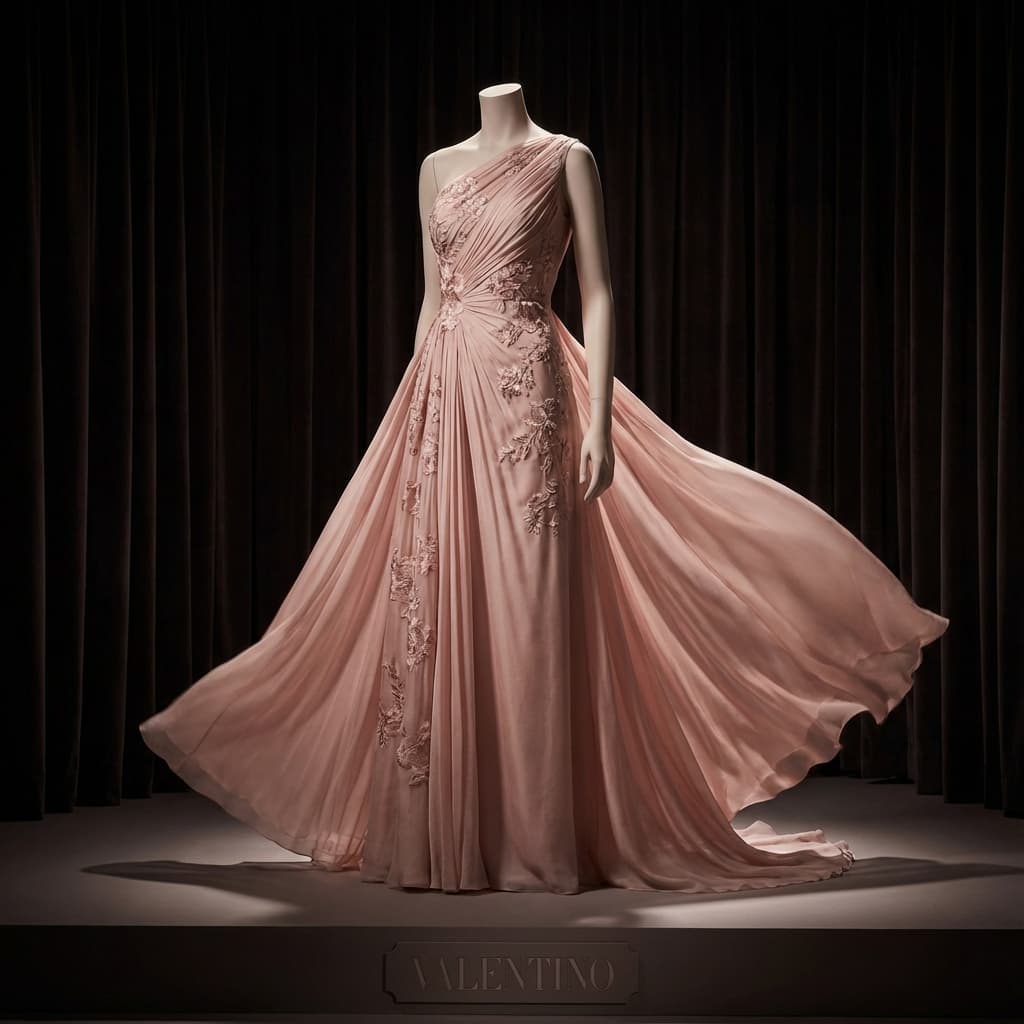 Silk Evening Gown