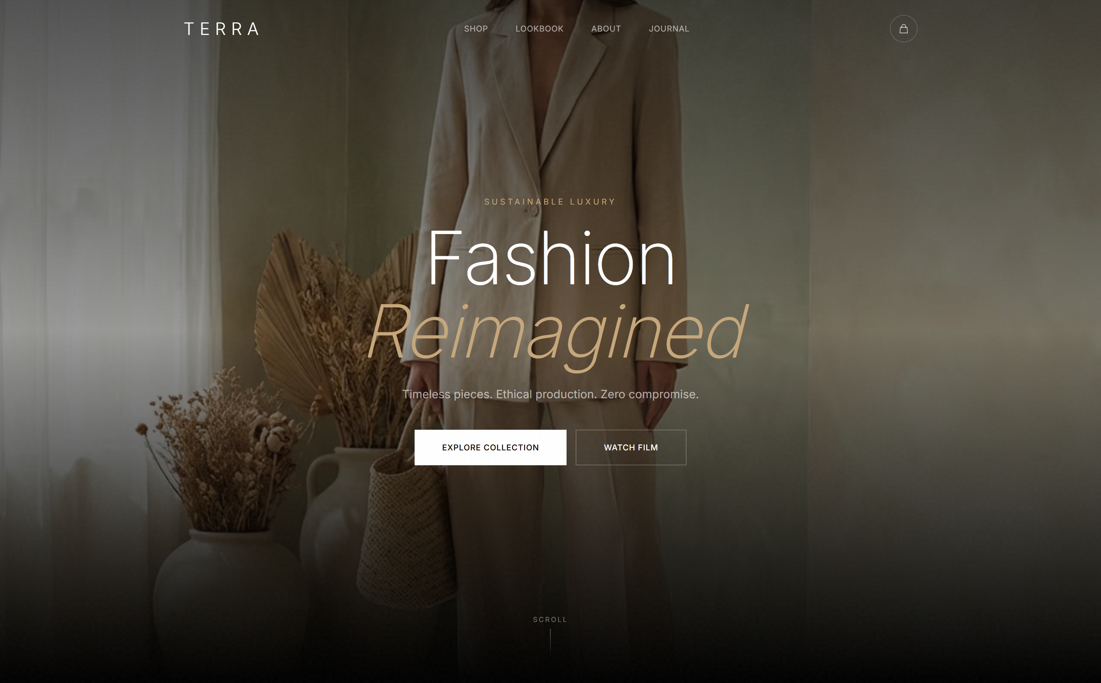 Sustainable Fashion Store screenshot