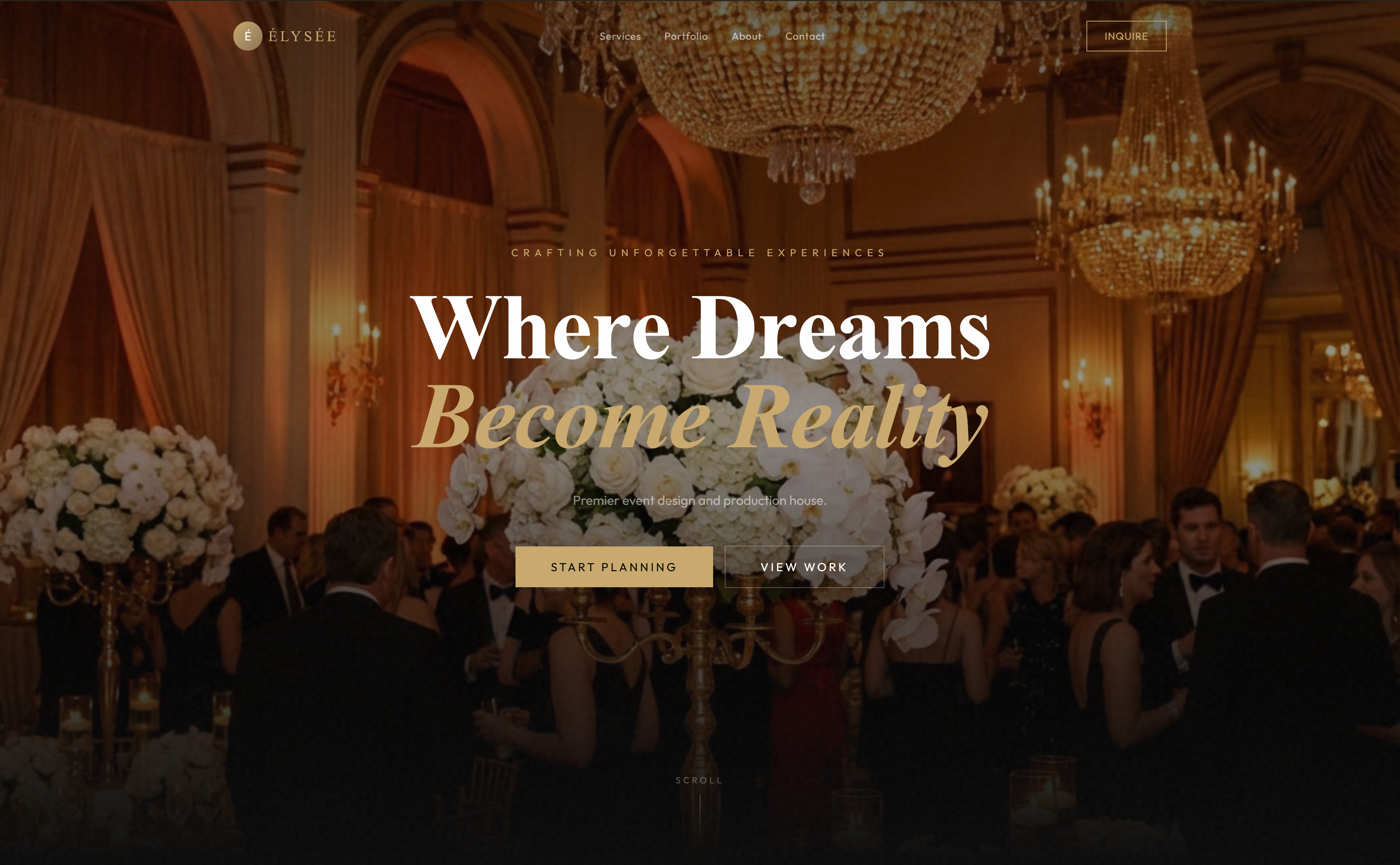 Event Organization Platform screenshot