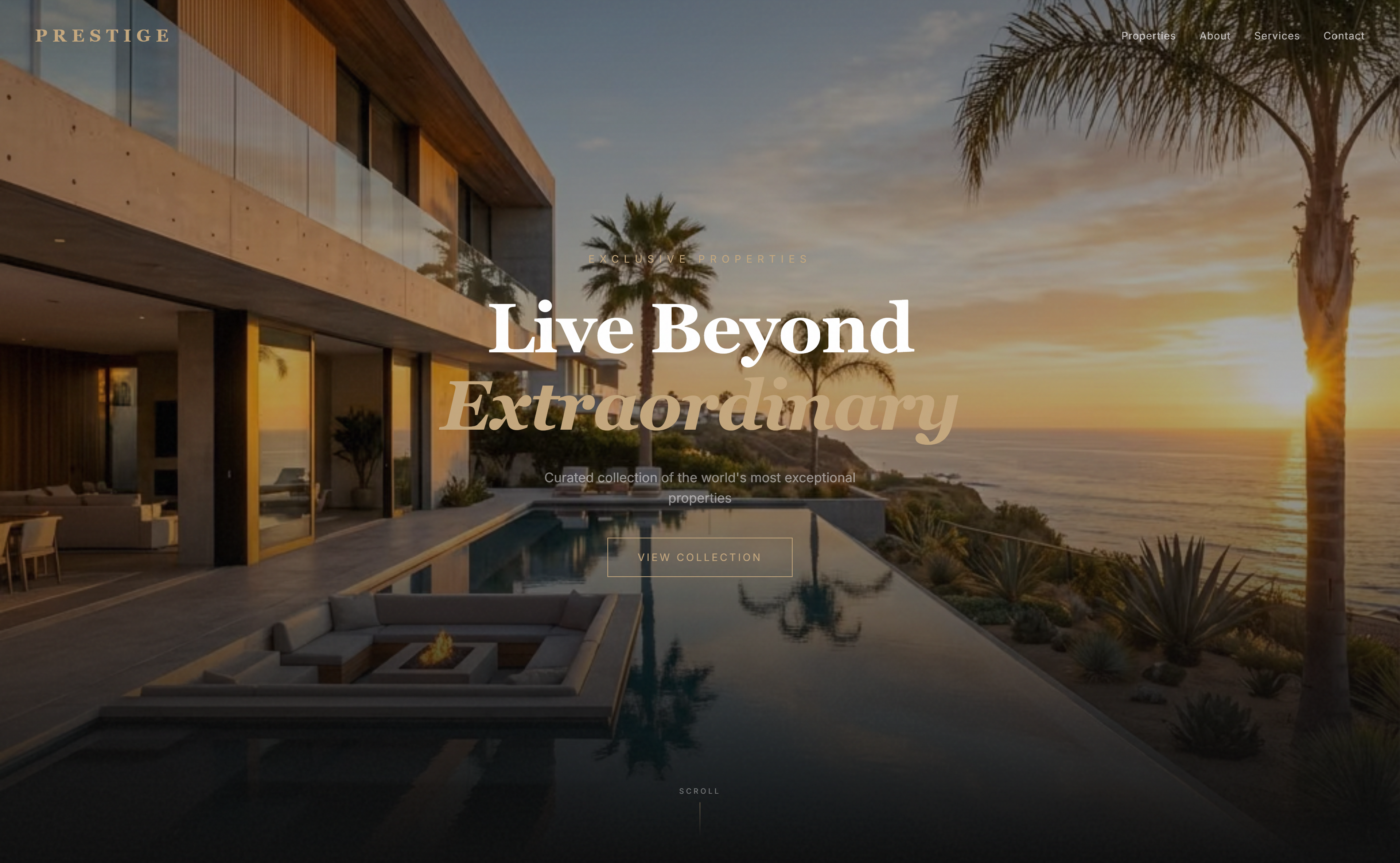 Luxury Real Estate Platform screenshot